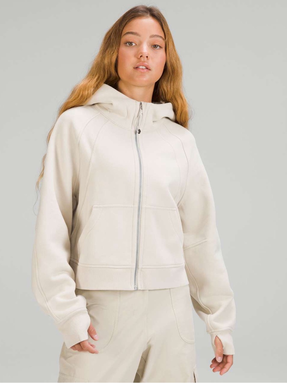 Lululemon Scuba Oversized Full Zip | Natural Ivory | XS/S